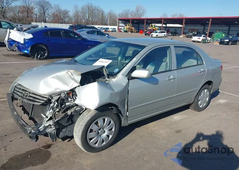 2004 Toyota Corolla Le from USA, damaged, VIN 2T1BR32E44C318188